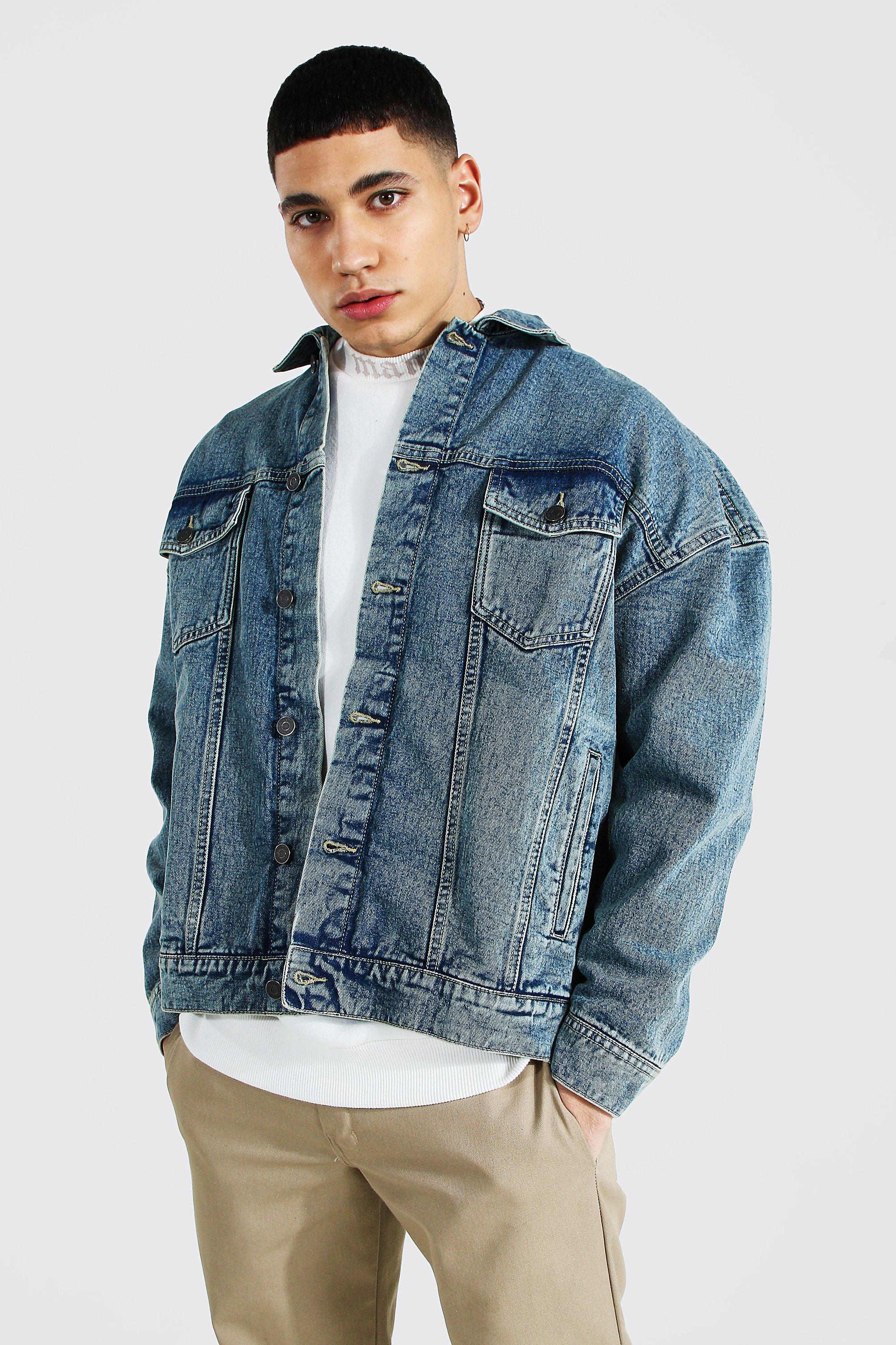 Boohooman clearance jean jacket